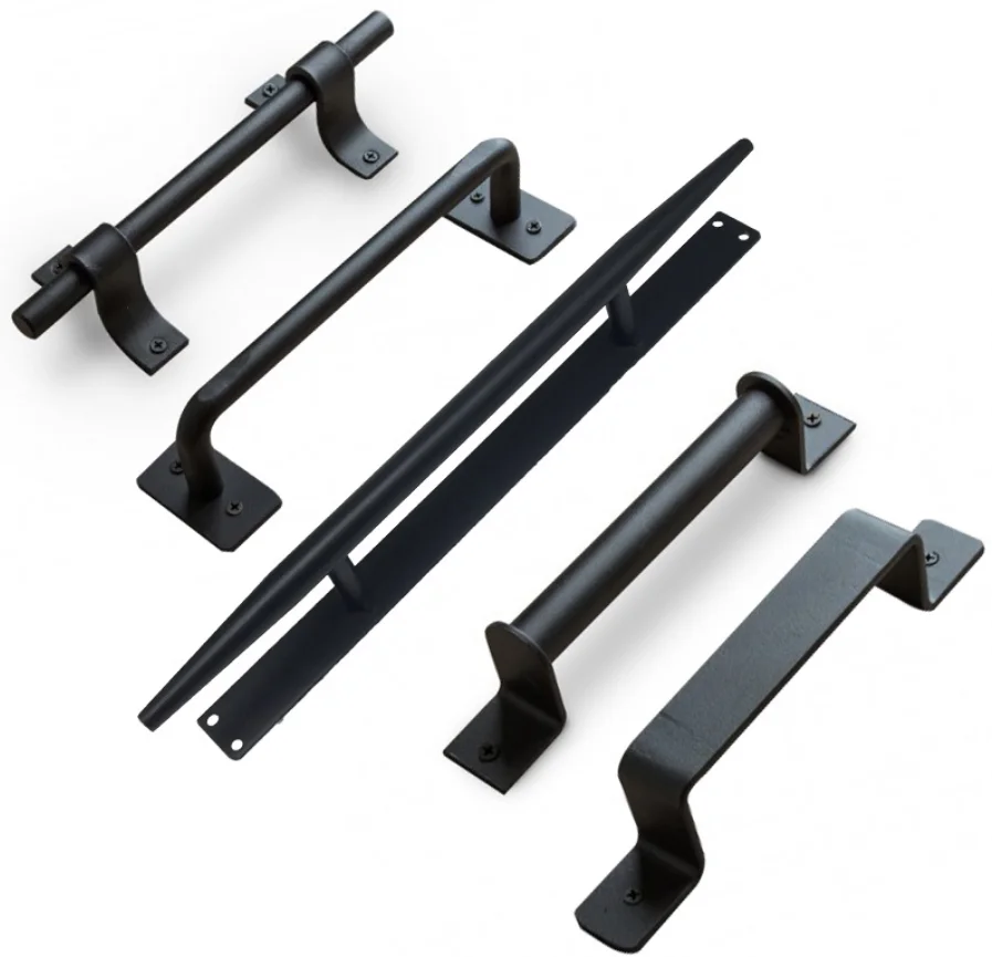 1 шт. ручка для раздвижной двери сарая из углеродистой стали | Строительство и