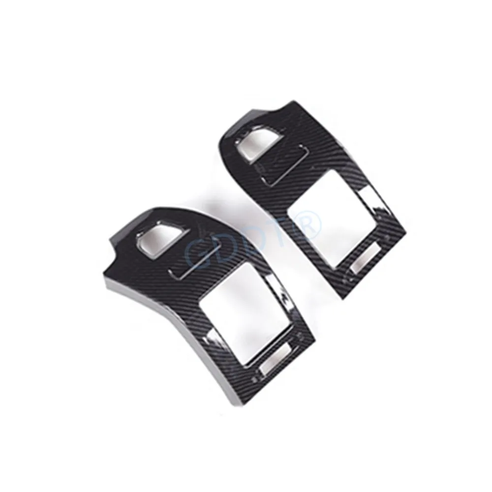 

2 Pieces AC Carbon Fiber Frame for Montero V93 V95 Car Air Conditioner Vent Outlet Decoration Cover Stickers for Pajero V97 V98