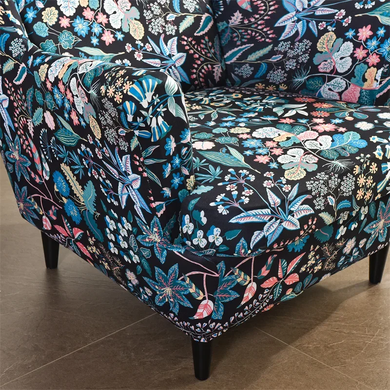 Чехол для стула в пасторальном стиле эластичный чехол из спандекса спинки кресла