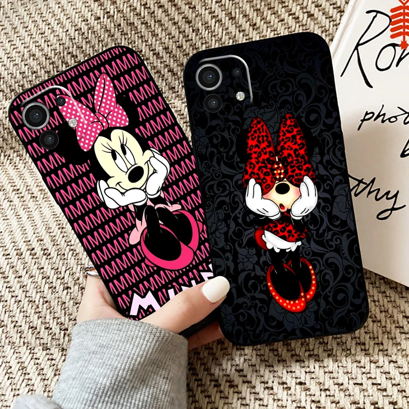 

Mickey Minnie Mouse Cartoon Phone Case For Xiaomi Mi 11 Mi 11 Lite For Xiaomi 11 Lite 5G Case Coque TPU Soft Funda