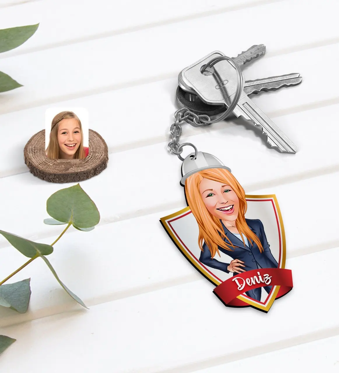 

Personalized Is Women Engineers Caricature Of Wood Anahtarlık-1