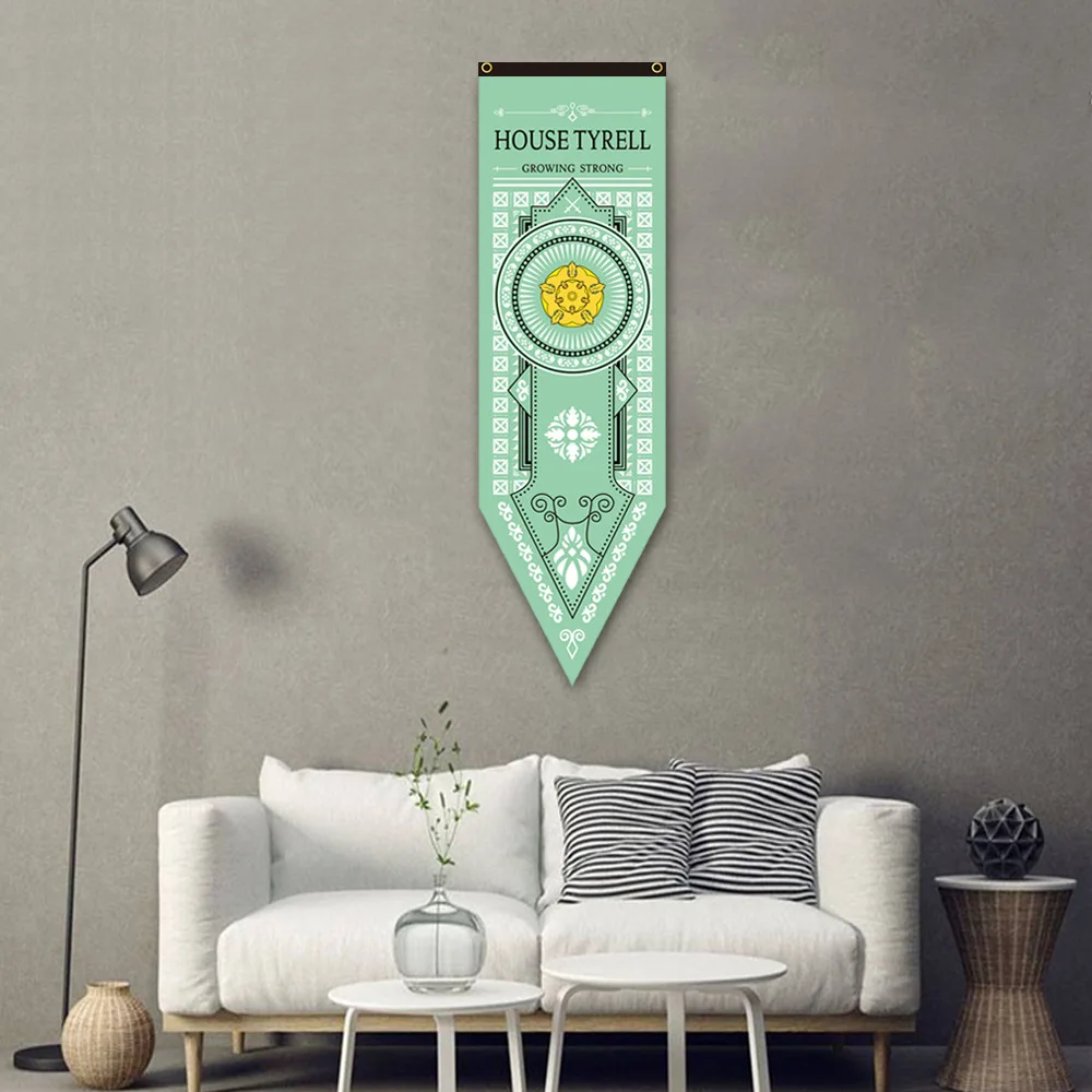 50 шт./компл. 46x150 см Burgees флаги вымпела домашний декор семьи значок волк дракон