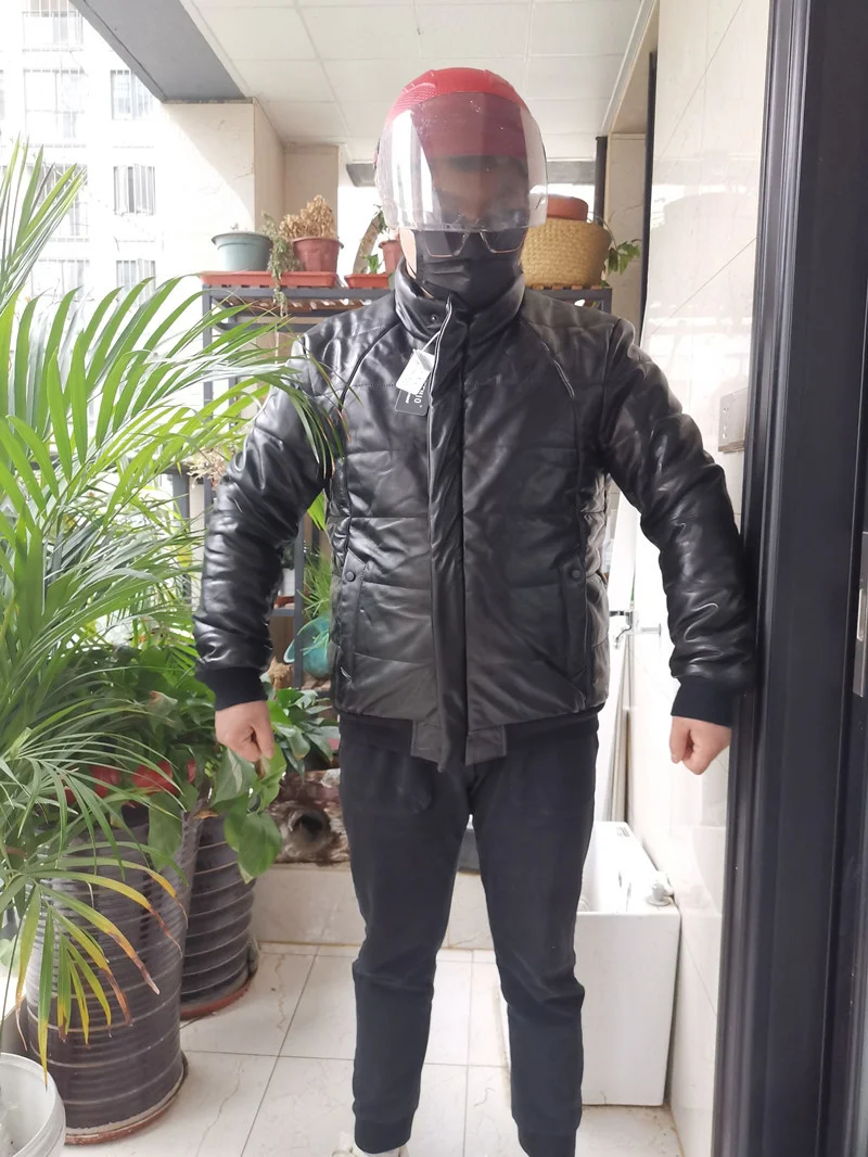 Мужская куртка из натуральной кожи