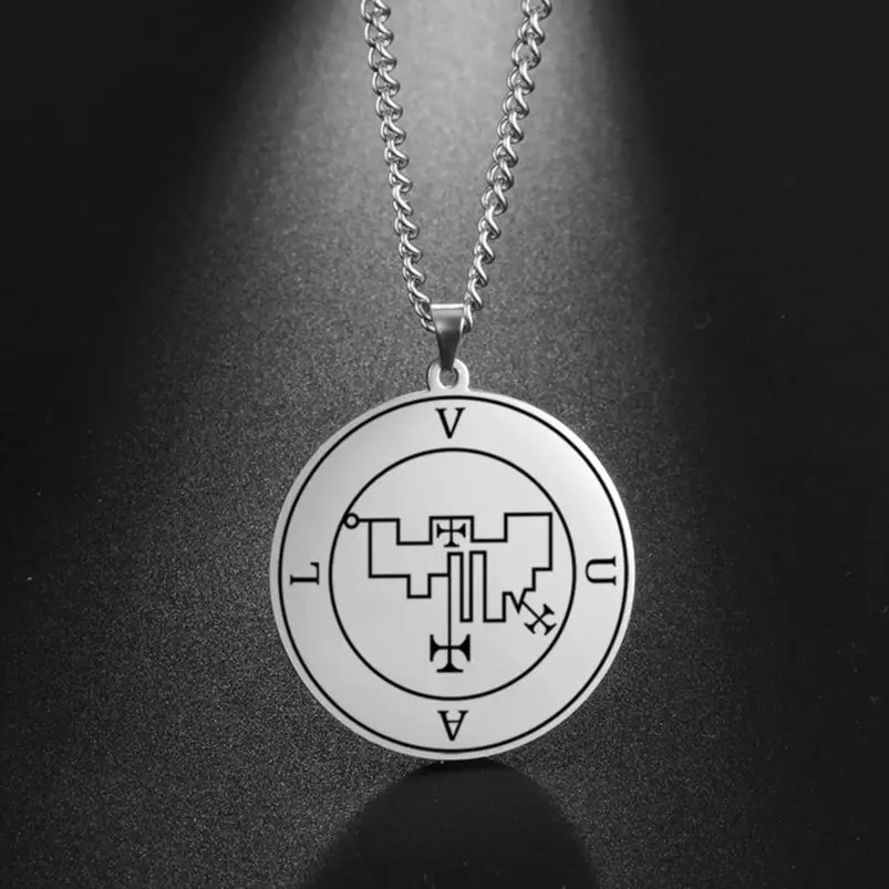 Мужское ожерелье LIKGREAT из нержавеющей стали Малый ключ короля Соломона