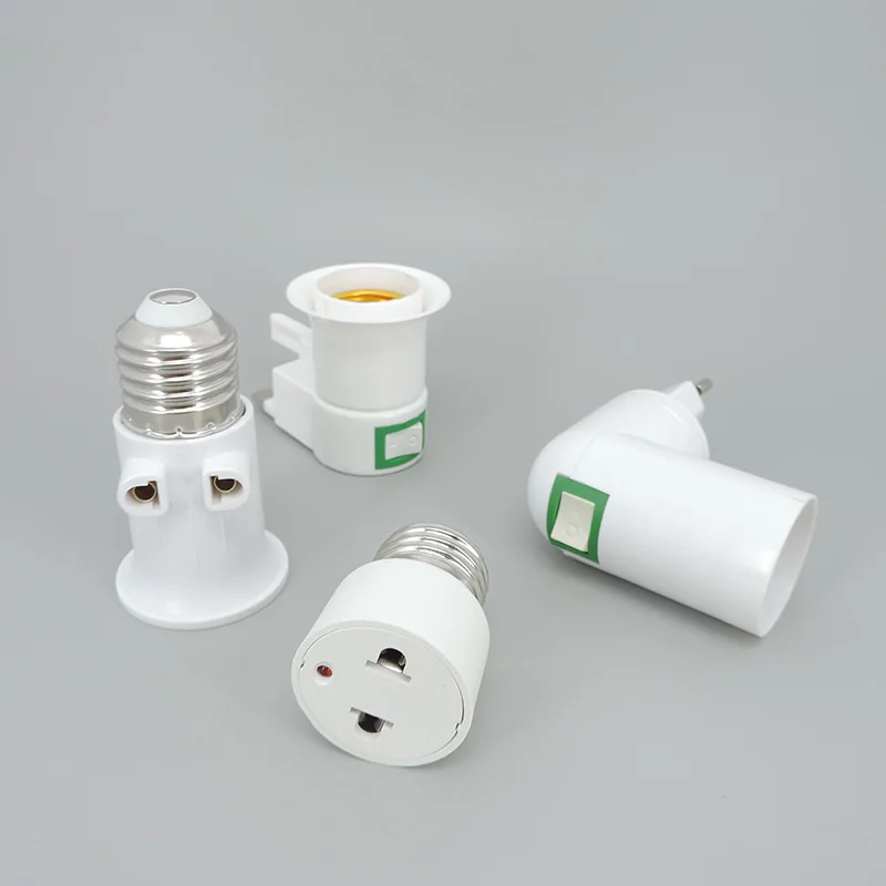 AC E26 E27 в США ЕС Великобритания держатель светодиодной лампы розетка на вилку