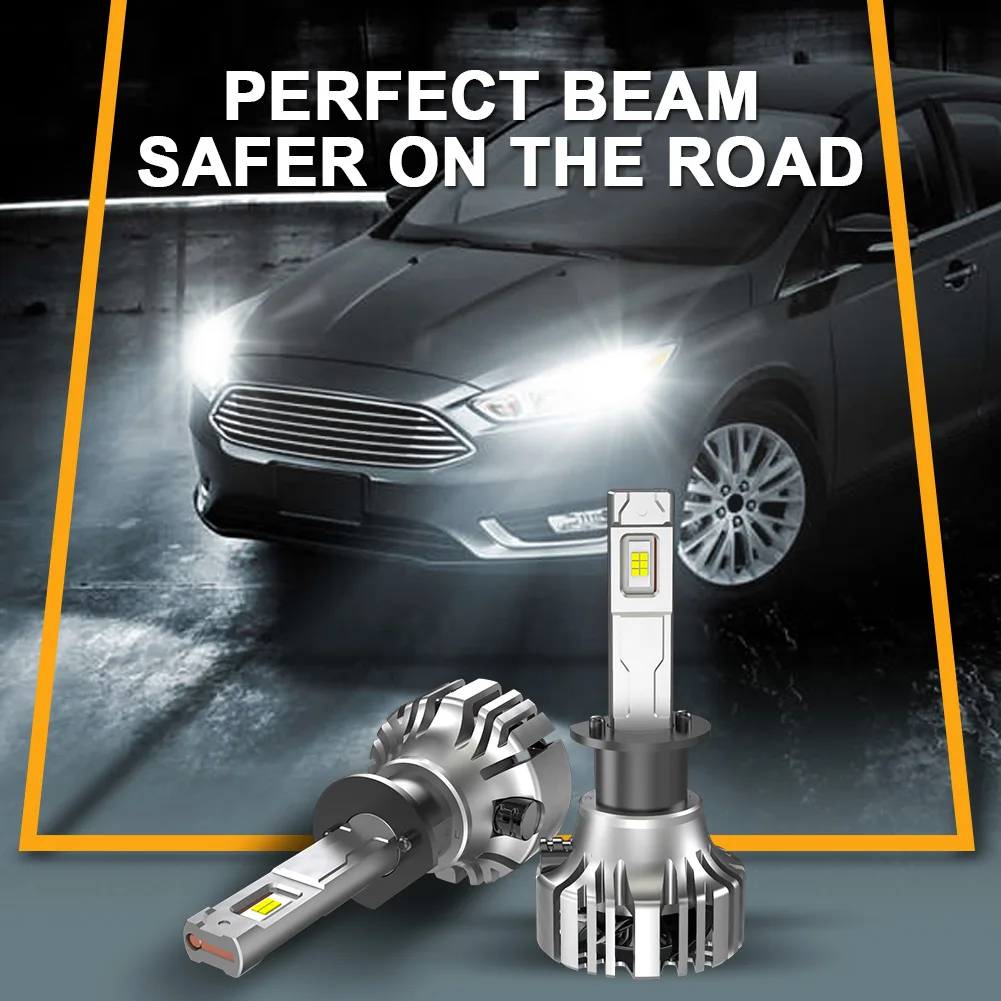 2 шт. 100 лм 6500 Вт H1