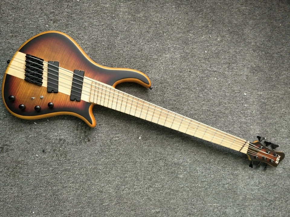 

Free delivery, high quality electric guitar, all-in-one, 6-string bass, maple fingerboard, electric bass