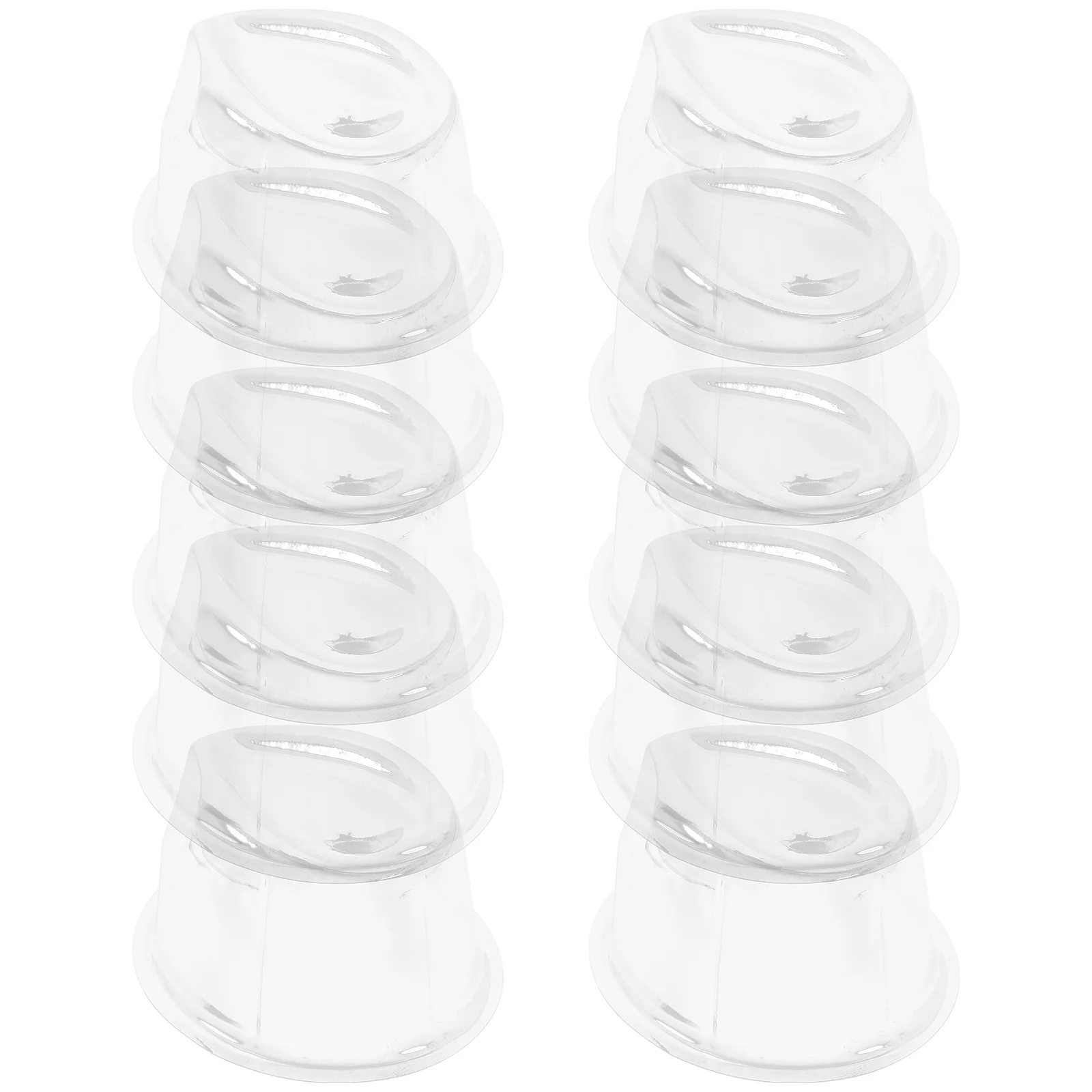 

10pcs PVC Transparent Cowboy Hat Support Cowboy Hat Display Stand Cowboy Hat Holder