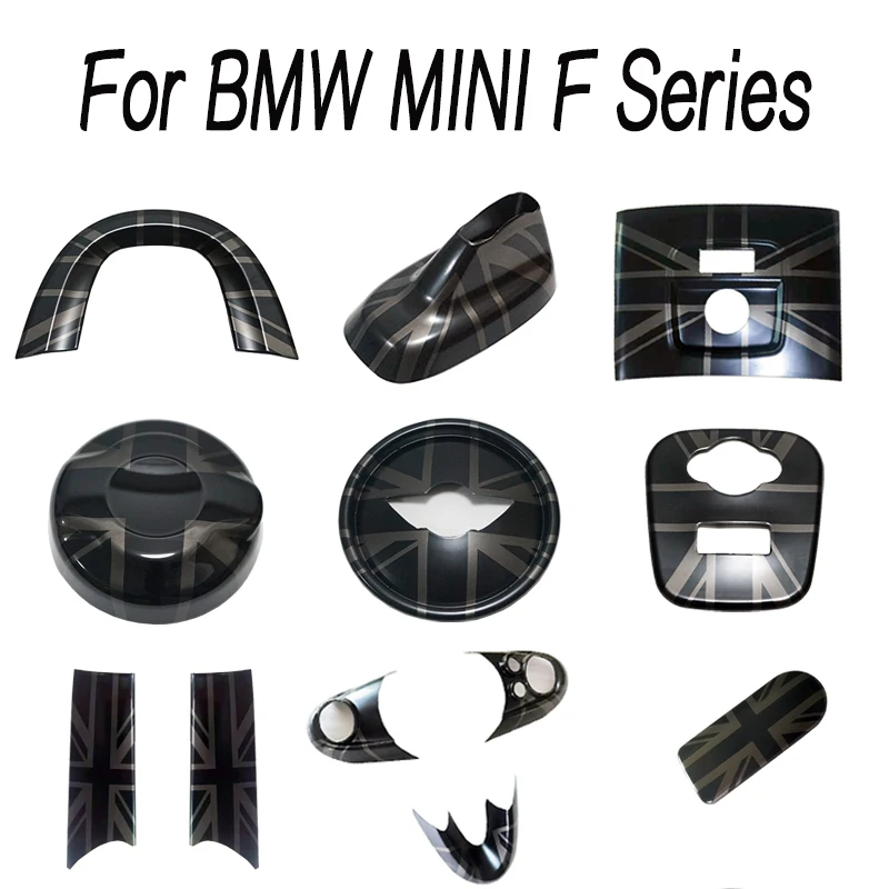 The Black Flag Car Supplies Sticker Protective Shell Decorative Cover For BMW MINI Cooper S JCW F55 F56 F57 Clubman F54 F60 Auto