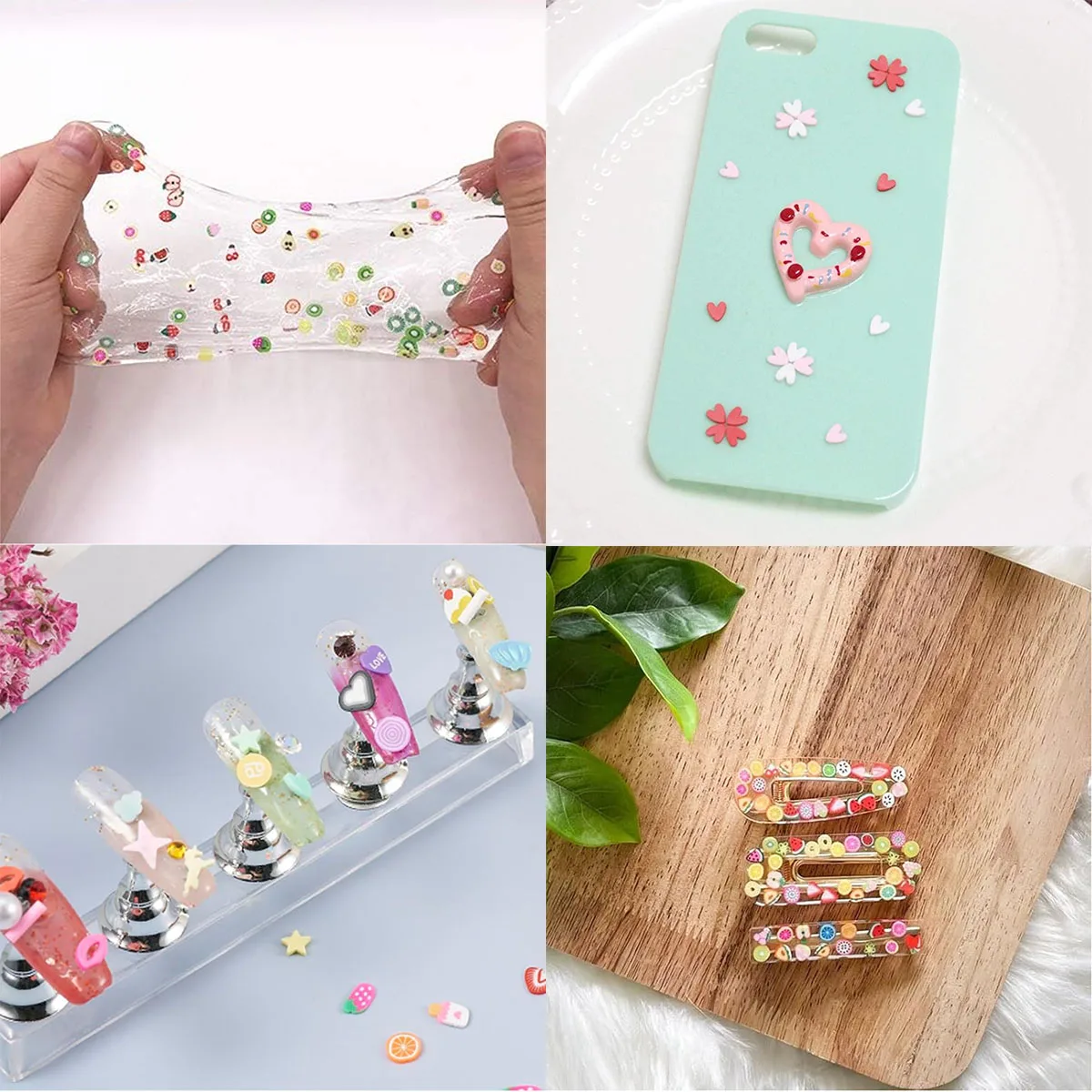 Цветные бусины из полимерной глины для изготовления ювелирных изделий 1000 шт