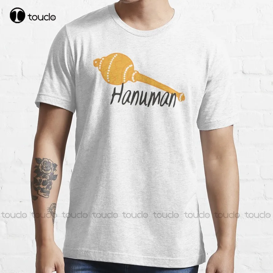 

Lord Hanuman Gada T-Shirt Crew Neck Shirts For Women Fashion Creative Leisure Funny Harajuku T-Shirt Digital Printing Tee Shirt