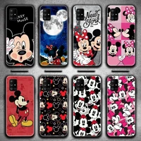 cartoon mickey mouse phone case for samsung galaxy a52 a21s a02s a12 a31 a81 a10 a30 a32 a50 a80 a71 a51 5g