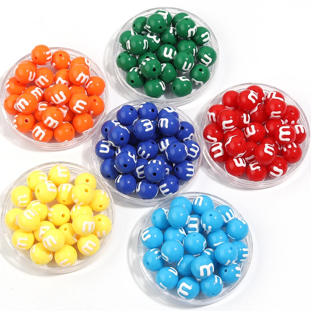 10 шт. акриловые Круглые бусины 14 мм