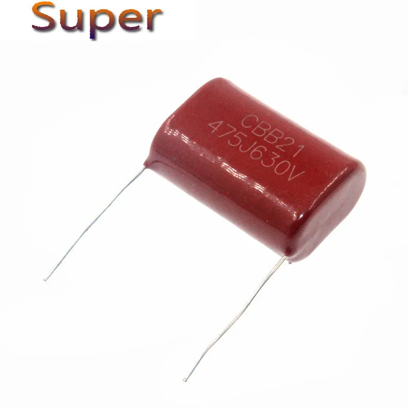 

5PCS CBB22 630V475J 4.7UF Pitch 30MM 630V 475 CBB Polypropylene film capacitor
