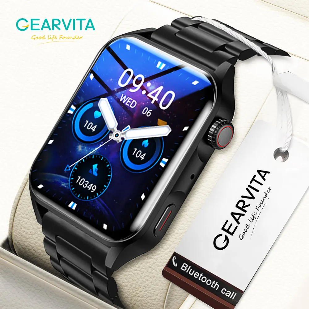 Смарт-часы AMOLED Ultra HD Always-on Display 1 78 дюйма Bluetooth Call IP68 Водонепроницаемый Мужчины