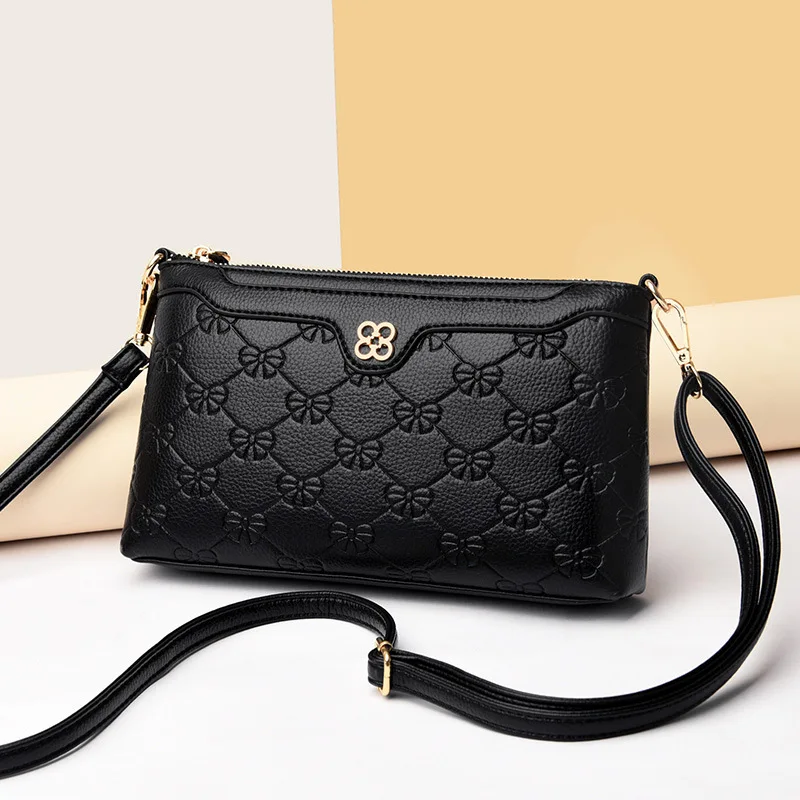 

2022 New Fashion Mini Clutch women's casual soft leather messenger bag woman clutch bag