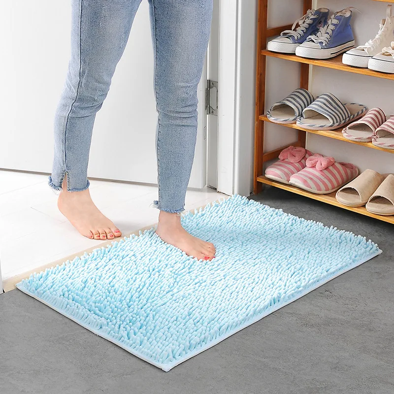 

Bedroom entrance fine chenille absorbent floor mat doormat bathtub mat bathroom anti-skid mat