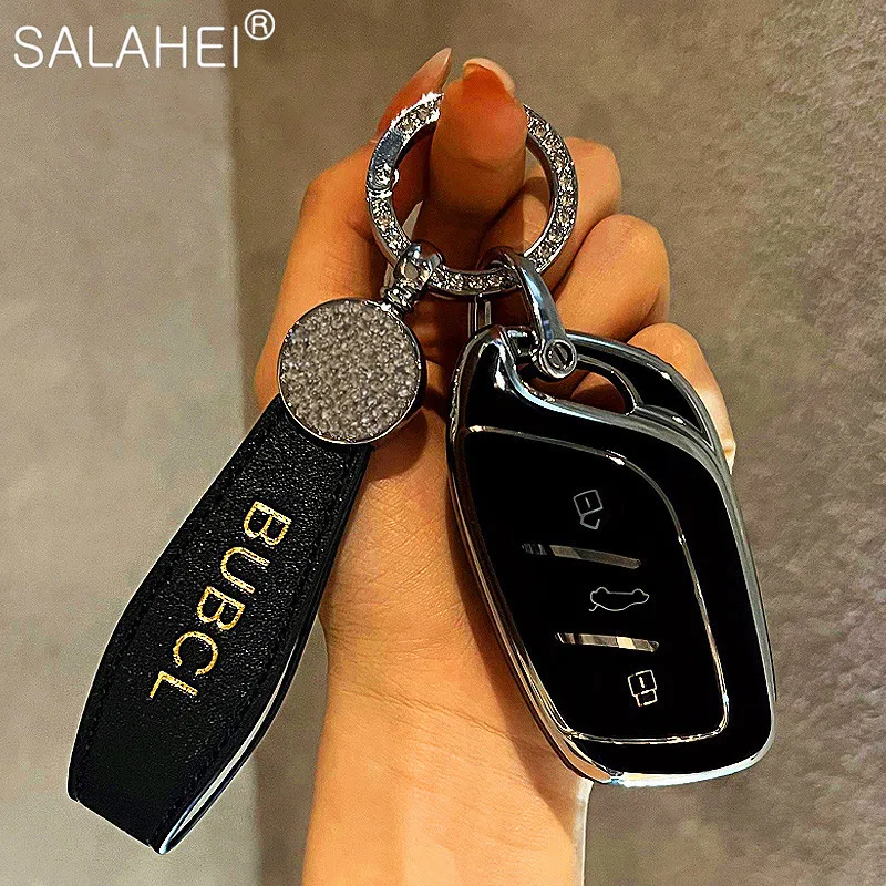 

TPU Car Key Case Cover Full Protection Shell Keychain For Roewe RX3 RX5 I6 I5 RX8 ERX5 For MG ZS EV MG6 EZS EHS Car Accessories