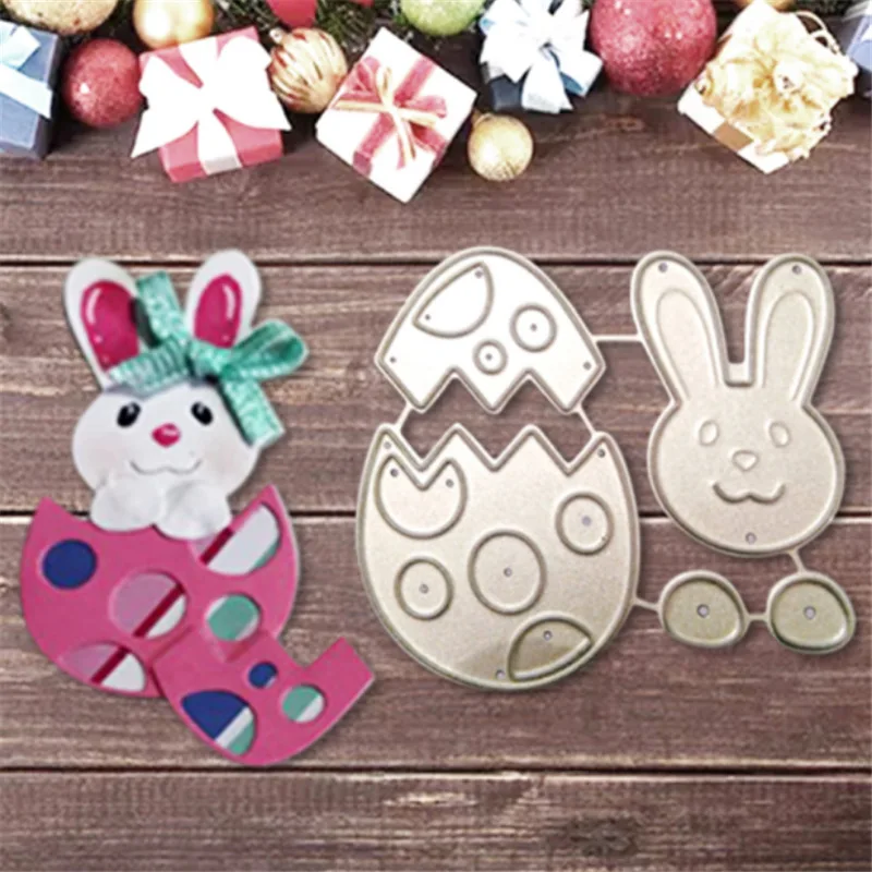 

2022 New Easter Eggs Metal Cutting Dies Scrapbook Die Cuts Album Embossing Stencil Card Crafts Blade Punch Mold Template