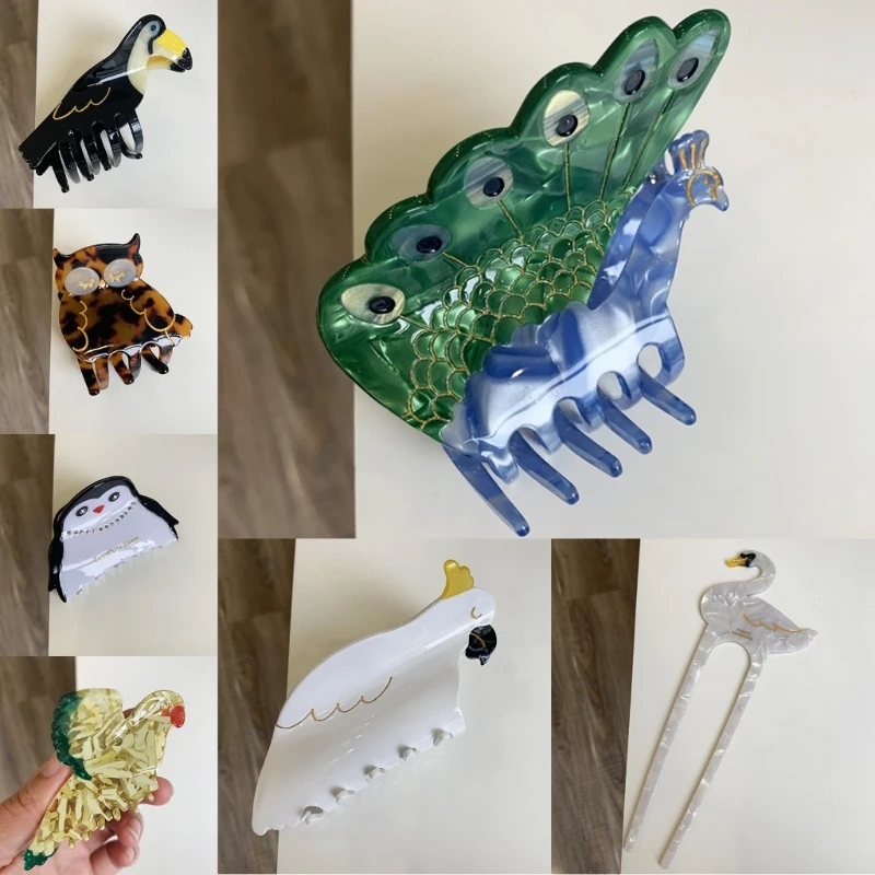 Заколка для волос с когтями животных милая заколка головные уборы заколки