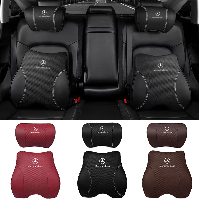 

Headrest Pillow Car Neck Rest Head Support Cushion for W210 W211 W124 W168 W176 W203 W204 W205 W212 CLA CLK CLS GLA