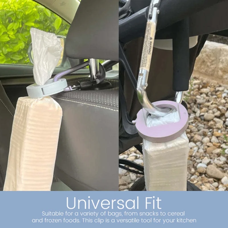 2 шт. зажимы для запечатывания хлеба и закусок безопасный зажим пищевых продуктов