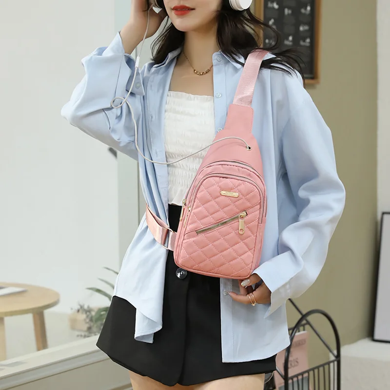 

Best Selling Chest Bag Composite Fabric Casual Shoulder Bag Ladies Backpack