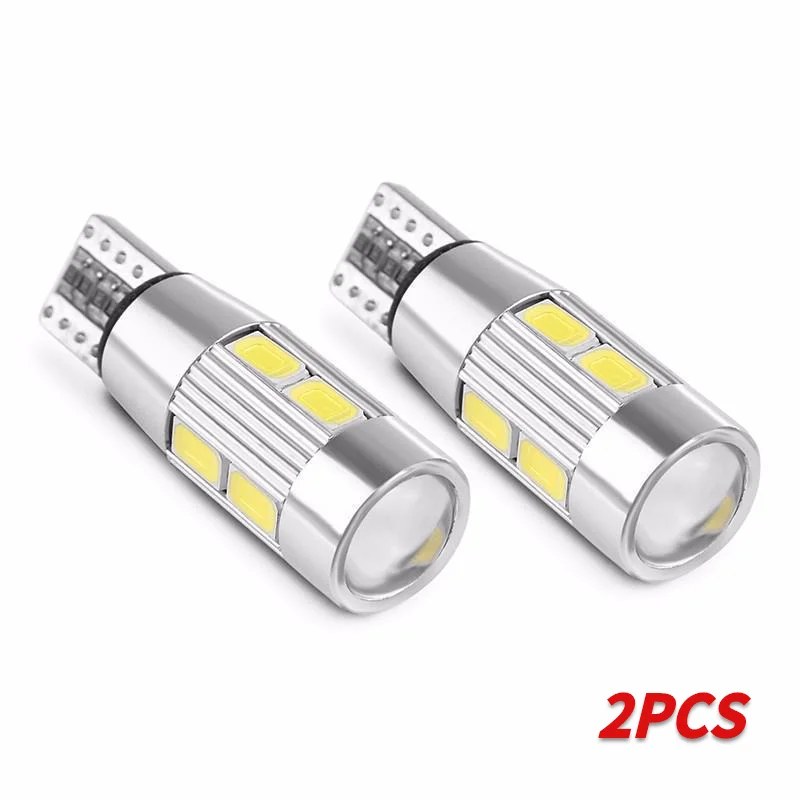 

2 шт. T10 белый 5630 светодиод 194 W5W 10 SMD Canbus безошибочная автомобильная боковая клиновая лампа светодиодные фары автомобиля автомобильные фары