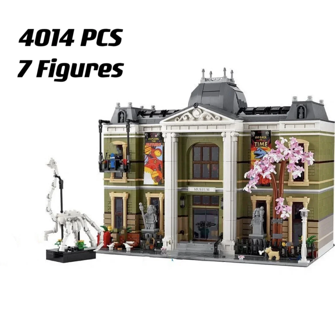 

2023 New 10326 Natural History Museum City Architecture Building Blocks Streetview Model Bricks Toy for Kids Birthday Gifts