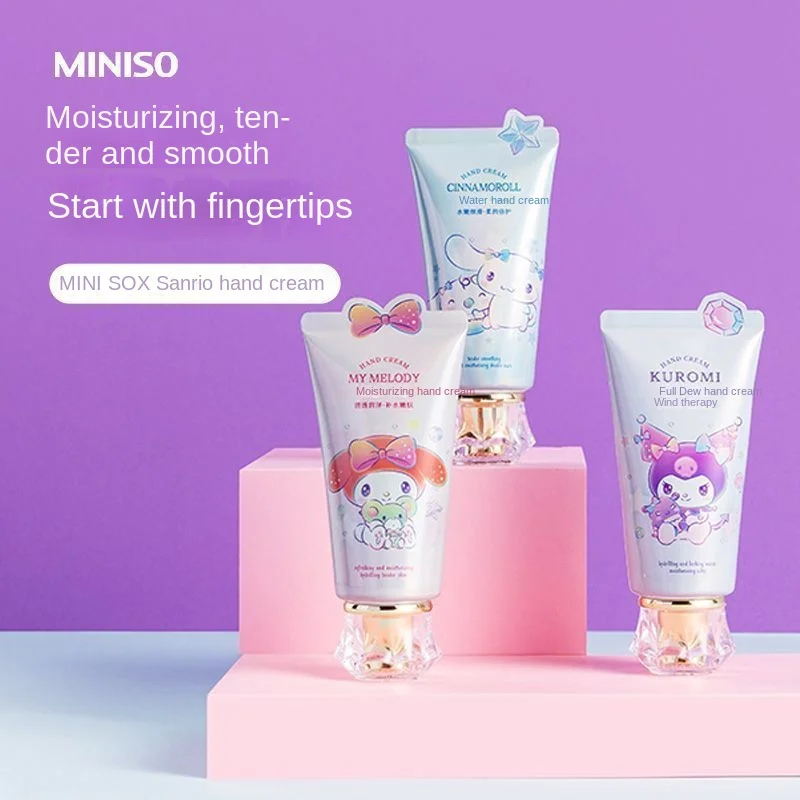 

Sanrio Kuromi Soft Hand Cream Cinnamoroll My Melody Repair Nourishing Hand Skin Anti Aging Moisturizing Whitening Cream