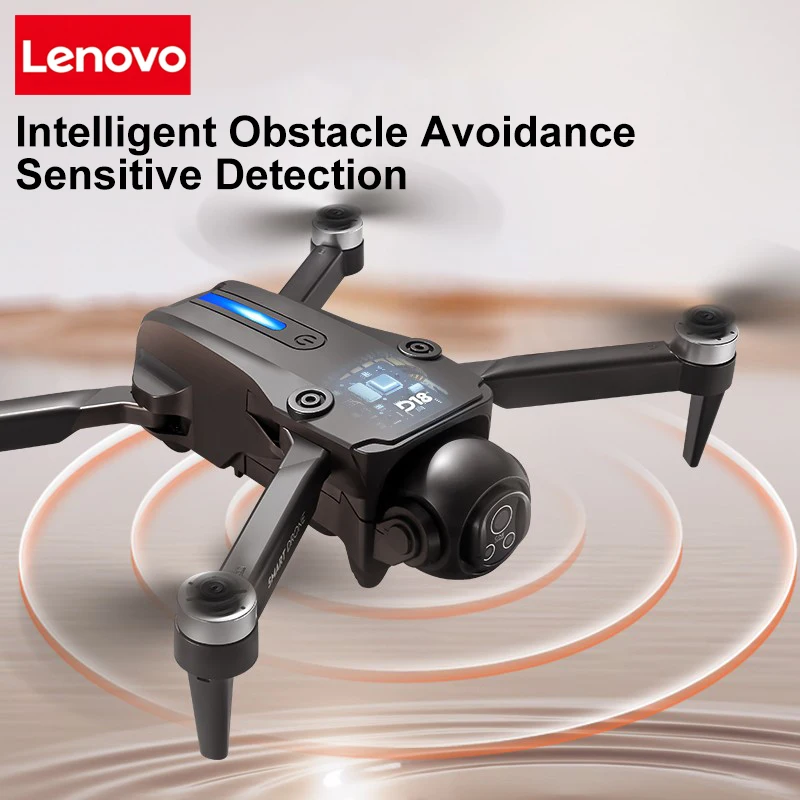Дрон Lenovo D18 8K с двойной HD-камерой, интеллектуальным обходом препятствий, бесщеточным двигателем, Wi-Fi, GPS и пультом управления с экраном (art.: 3920d3fa35756) - 3920d3fa35756