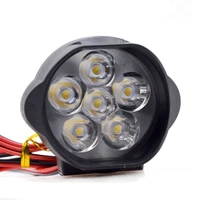 1pc motorcycle led headlight 6led sport light auxiliary drive headlamp durable fog bulb universal accessories for 12v vehicle