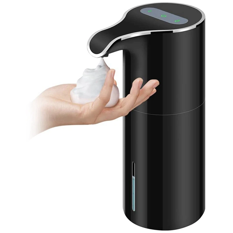 Foam Soap Dispenser Automatic - Touchless USB Rechargeable Electric 450ML Black |