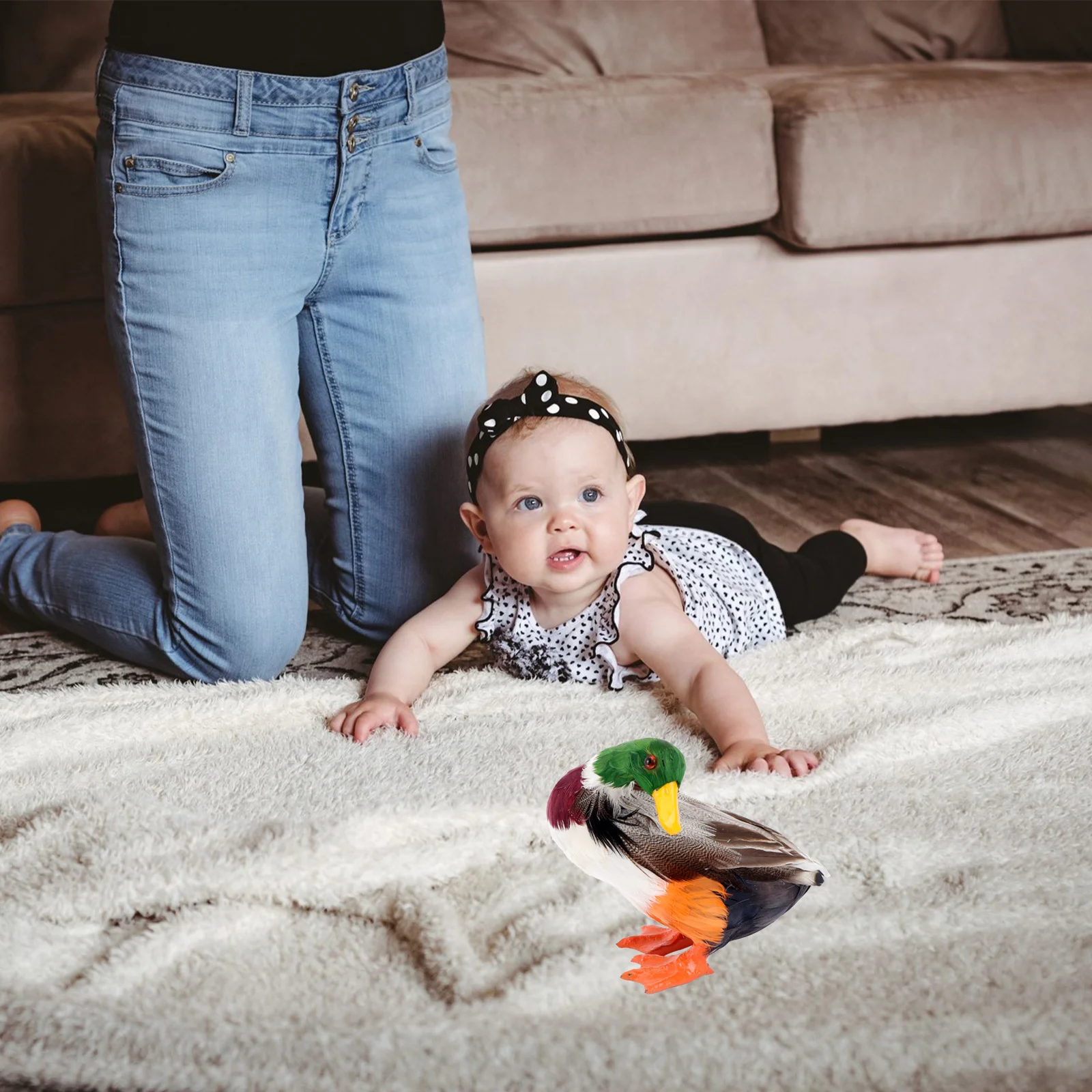 

1PC Realistic Creative Simulation Duck Craft Animal for Home Garden Decoration