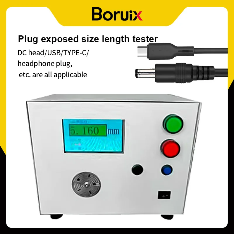Измеритель длины провода Boruix Type-C/HDMI/вилка тестер небольшого размера с разъемом