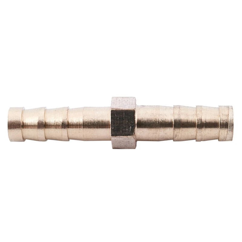 

30 Pieces Brass 6 Mm Straight For Hose Quick Coupling, Golden