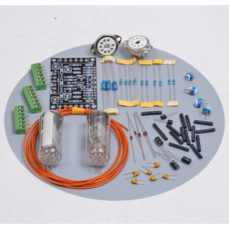 

6E2 трубчатая плата драйвера в комплекте флуоресцентный индикатор уровня флуоресцентный индикатор громкости предусилитель DIY Аудио предусилитель питания