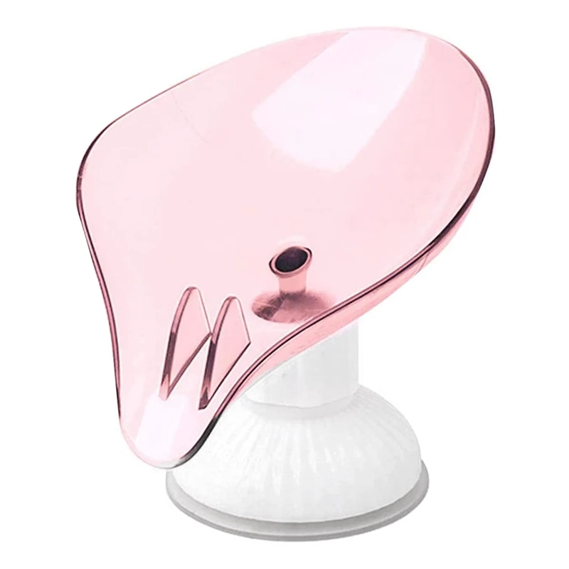 

Большой держатель для мыла на присоске в форме листа, самосливающаяся мыльница для украшения мыла, мыльница