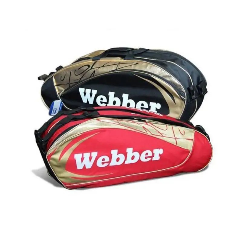 Original Rackets Badminton Bag With Shoes Compartment Tennis Bag Large Capacity Professional Competition Sports Bag Men Women