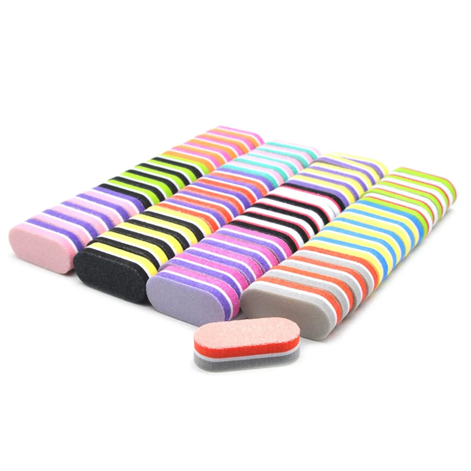 

100Pcs Nail Buffer Blocks Personal Use Accessories Buffing File Sanding Salon Nail Art File Manicure Pedicure Tool