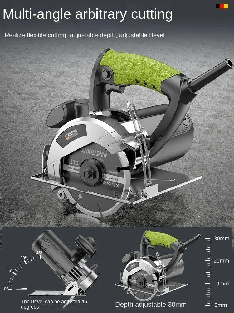 Электропила German Schiller 220 В для резки и обработки канавок деревообработки