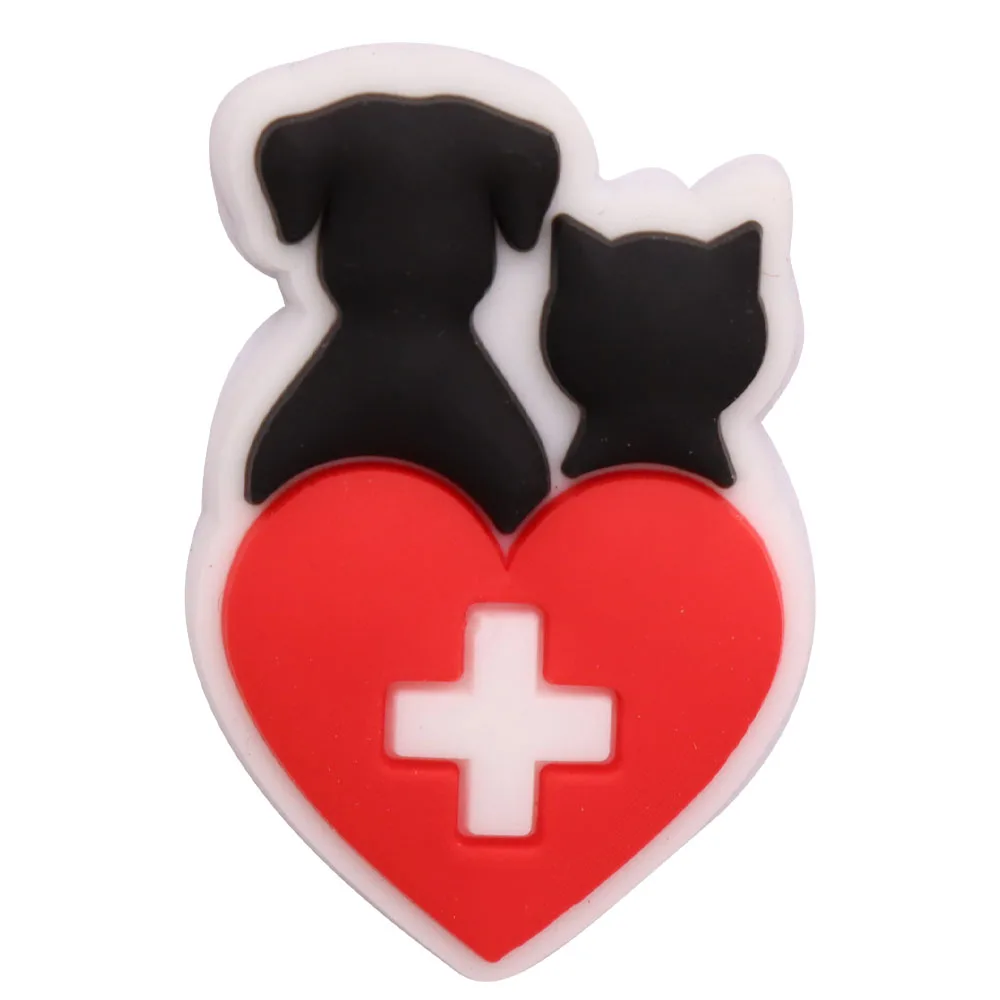 1Pcs Pet Priendly Stethoscope veterinary Backpack Brooch Pin Clothes Badges Lapel Pin Party Birthday Gift Decoration Accessories images - 6