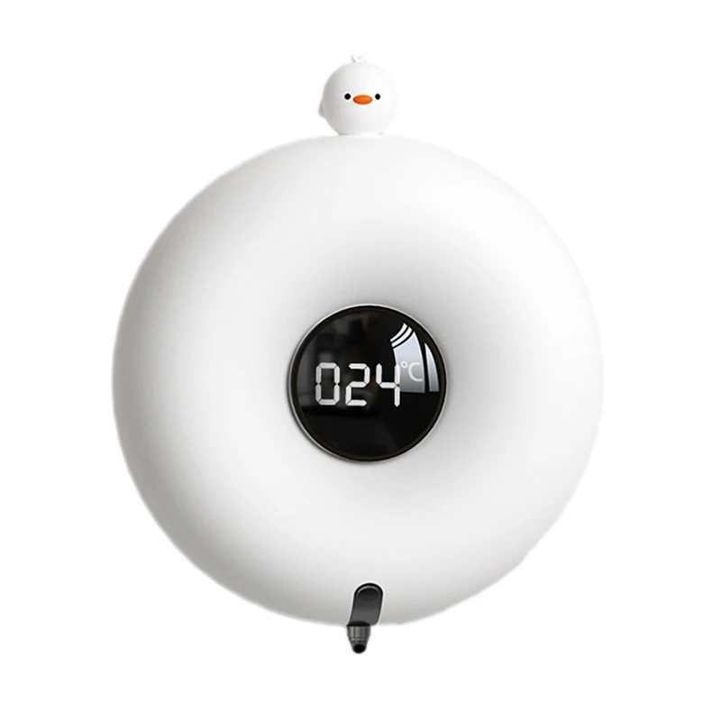

USB Charging Cute Pet Donut Washing Automatic Mobile Phone Wall-Mounted Creative Led Display Foam Soap Dispenser