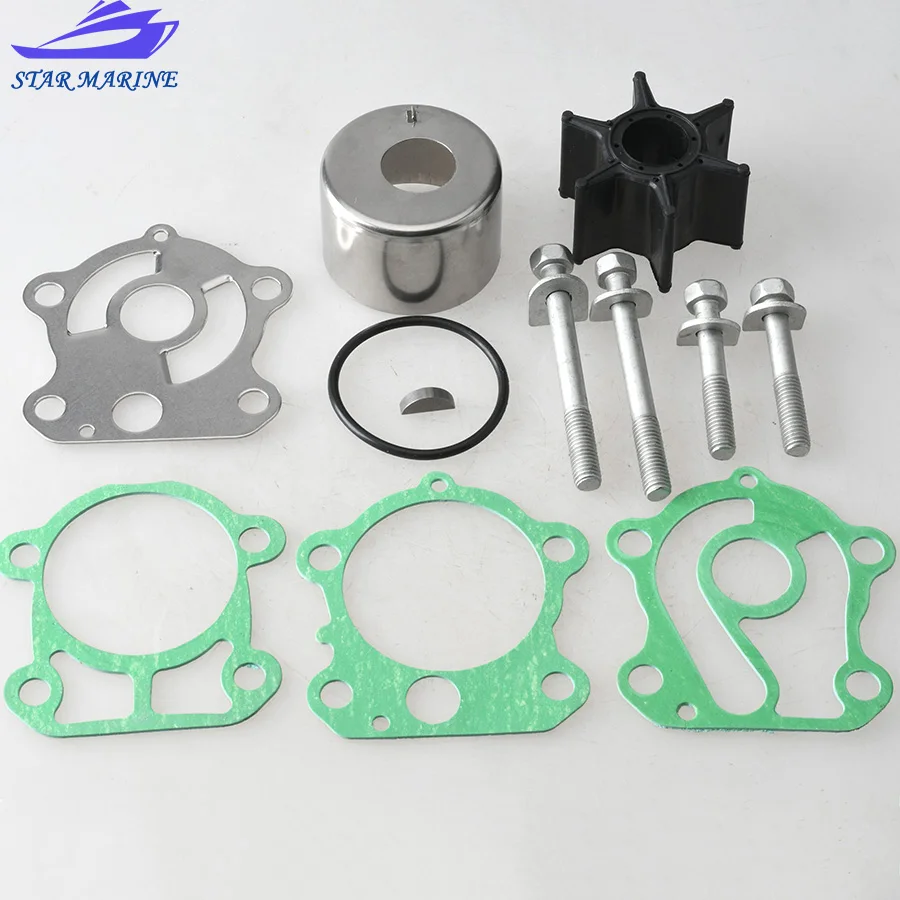 Комплект крыльчатки водяного насоса 67F-W0078 для подвесного мотора Yamaha 4T F75 F80 F90 F100