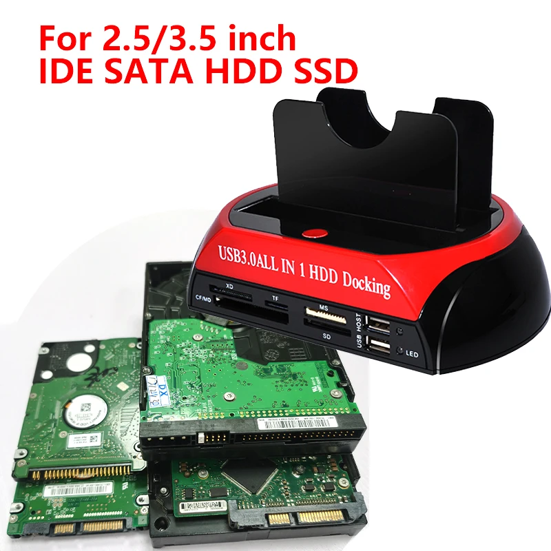 Док-станция для жесткого диска IDE/SATA 2 5 дюйма с USB-портами | Электроника