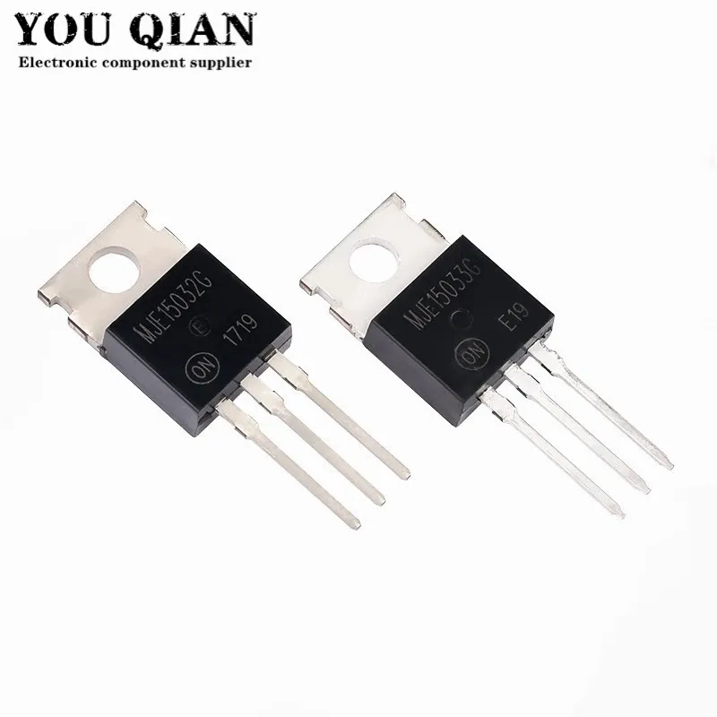 

10PCS 5pairs (5psc MJE15033G + 5PCS MJE15032G ) TO-220 MJE15033 MJE15032 TO220