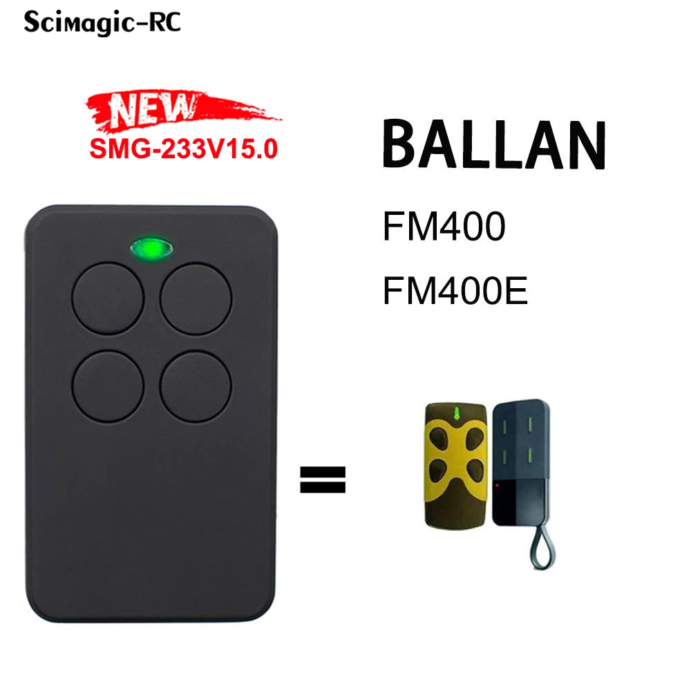 

Пульт дистанционного управления BALLAN FM400 FM400E для гаража, 280-868 МГц, многочастотный Дубликатор 433 МГц, вращающийся кодовый ворот, брелок 868 433 МГц