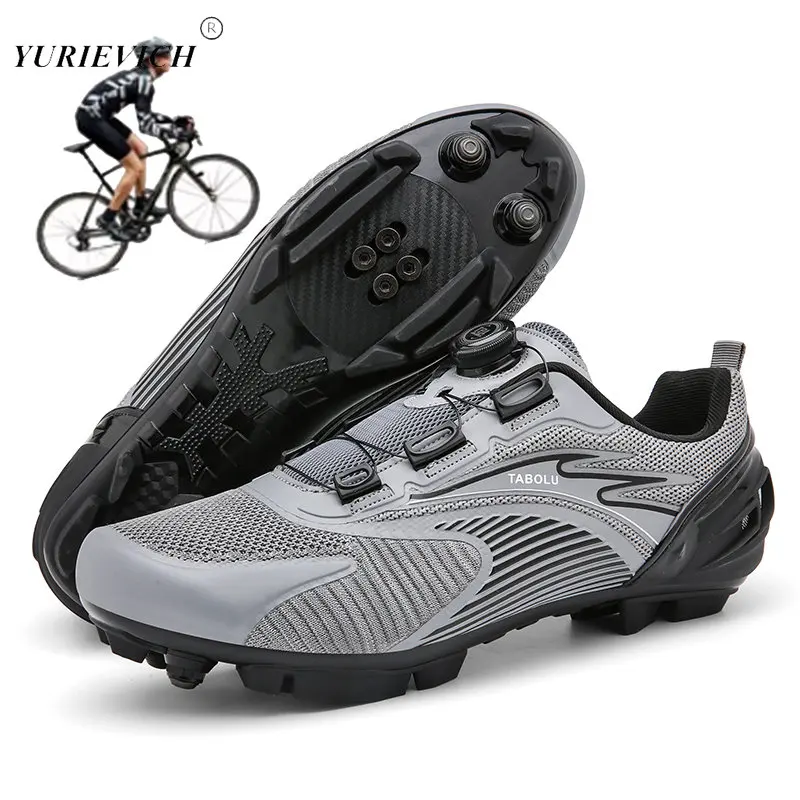 

2023Cycling Sneaker MTB Men Route Cleat Road Dirt Bike Speed Flat Shoes Racing Women Bicycle Mountain Spd Biking Footwear Sports