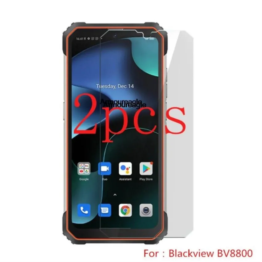 2 шт. защитный щиток для blackview bv8800 защитное закаленное стекло на blackviewbv8800 защитная