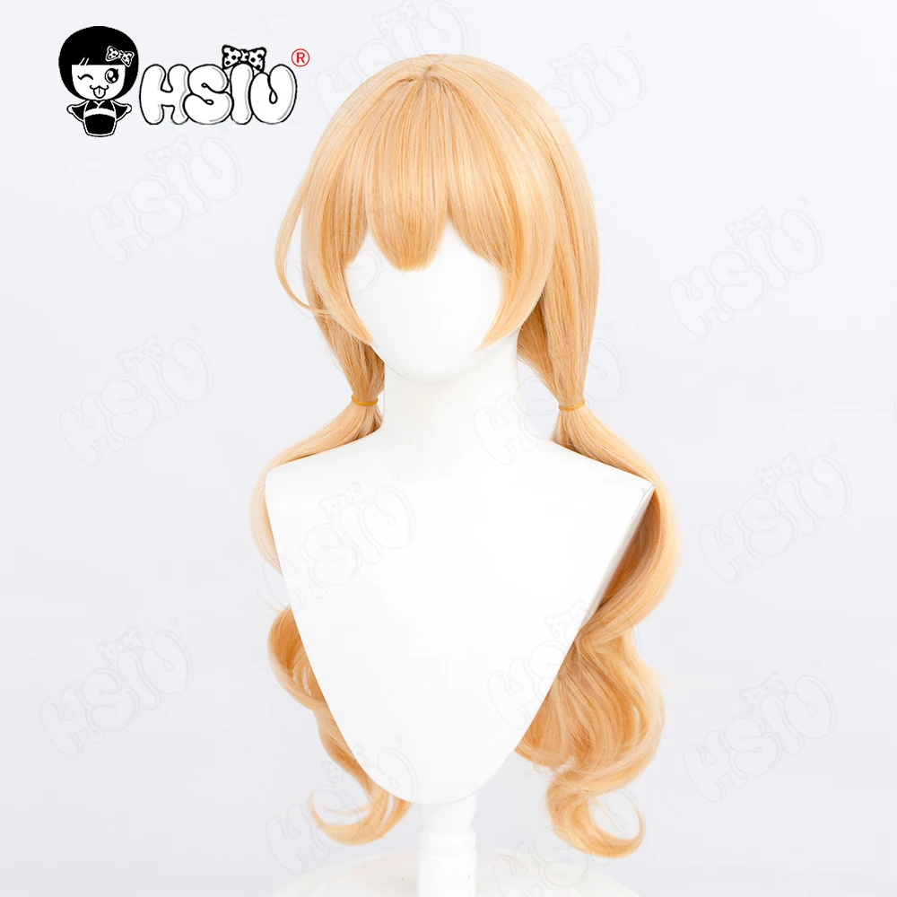 iochi mari косплей костюм парик синтетический из волокна「HSIU」Длинный оранжевый игра